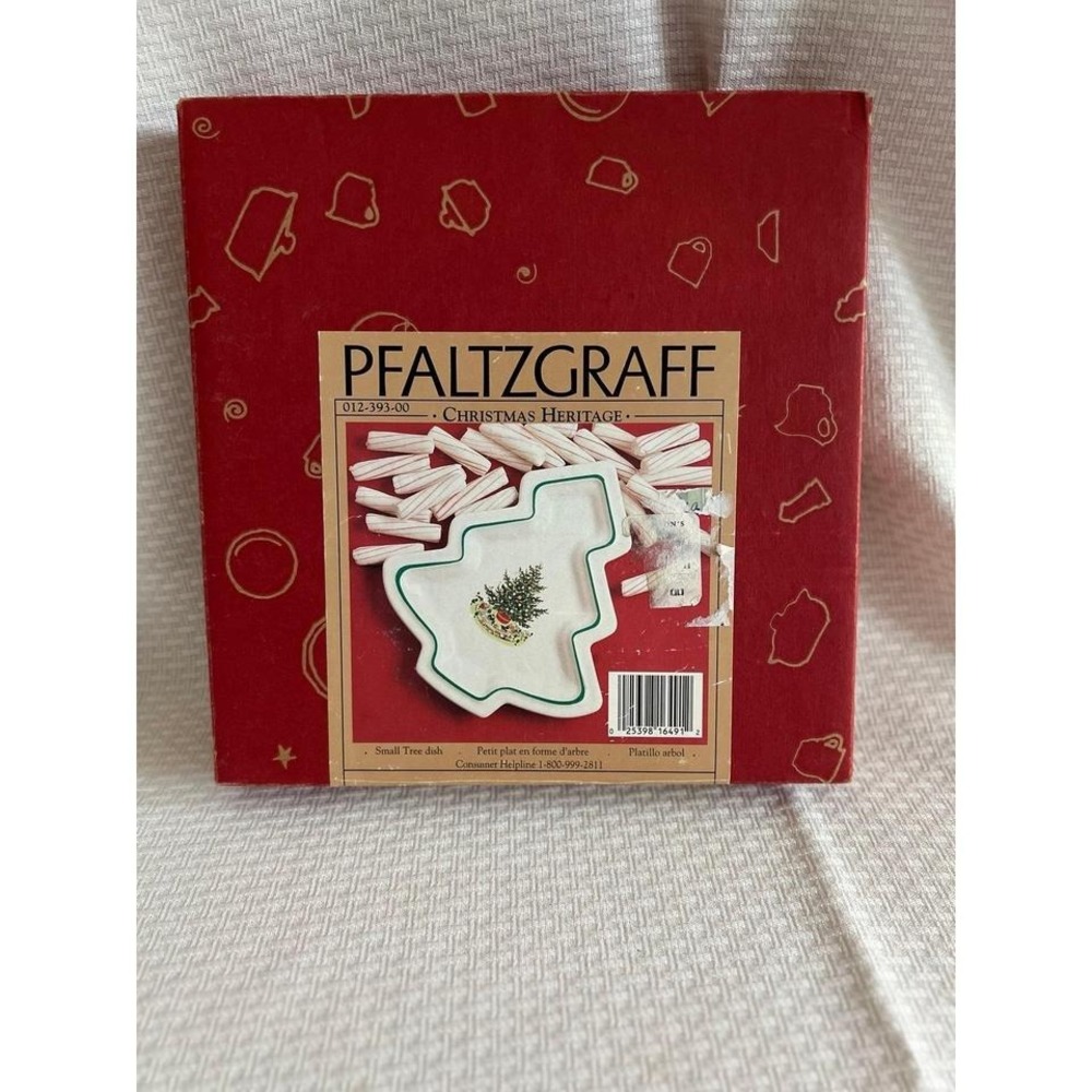 Pfaltzgraff Christmas Heritage Small Tree Dish